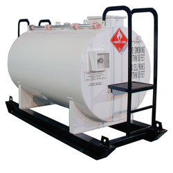 TTS 1000 Gallon Aboveground Diesel Fuel Storage Tank DIESEL-FUEL-TANK-1000